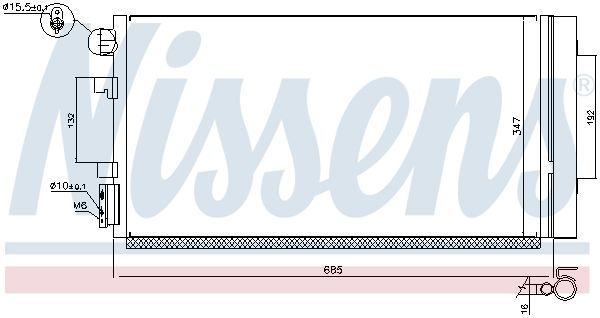Nissens 940259 Радіатор кондиціонера First Fit