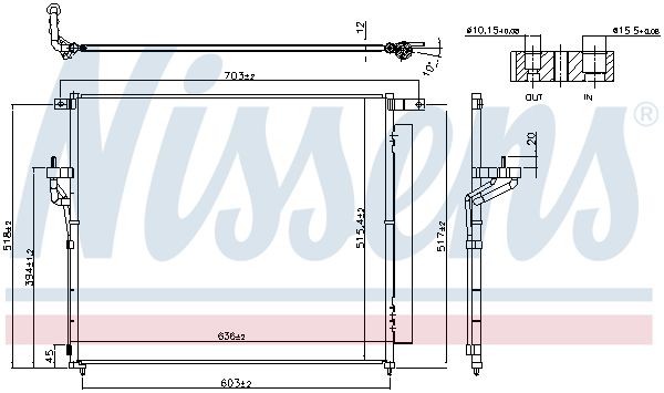 Nissens 940266 Радіатор кондиціонера First Fit