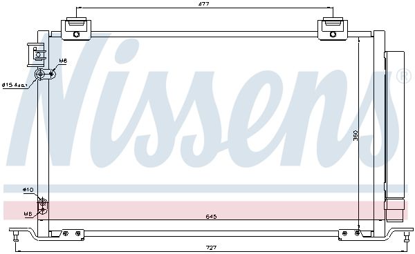Nissens 940283 Радіатор кондиціонера