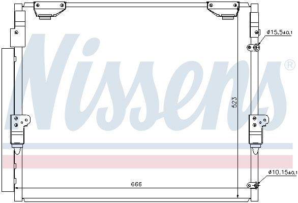 Nissens 940304 Радіатор кондиціонера First Fit