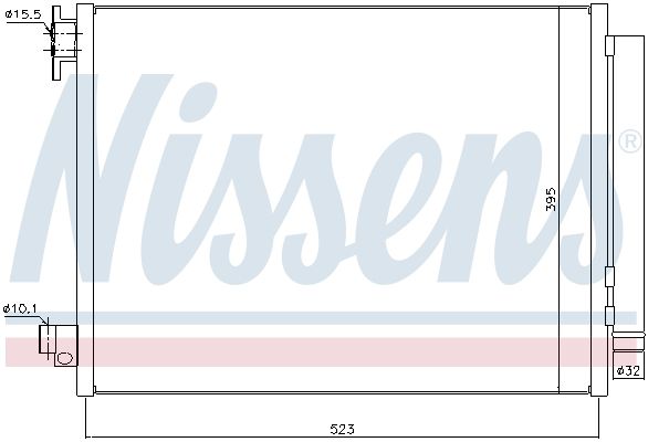 Nissens 940321 Радіатор кондиціонера First Fit