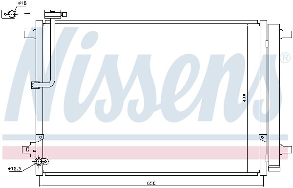 Nissens 940329 Радіатор кондиціонера First Fit