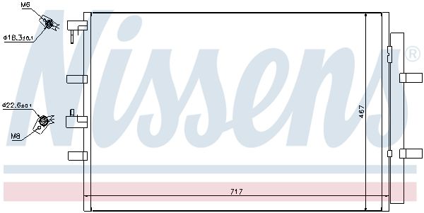 Nissens 940330 Радіатор кондиціонера First Fit