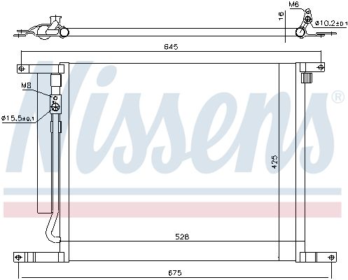 Nissens 940335 Радіатор кондиціонера First Fit