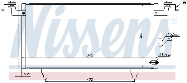Nissens 940399 Радіатор кондиціонера