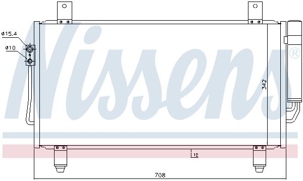 Nissens 940435 Радіатор кондиціонера First Fit