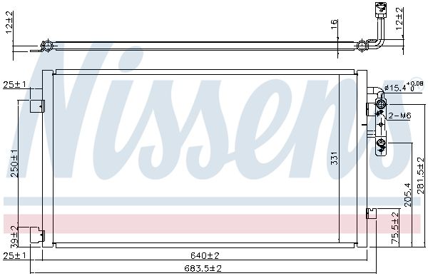 Nissens 940457 Радіатор кондиціонера First Fit