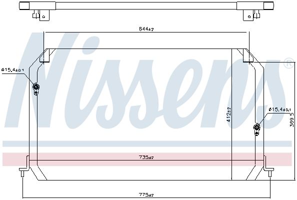Nissens 94056 Конденсатор, система кондиціонування повітря