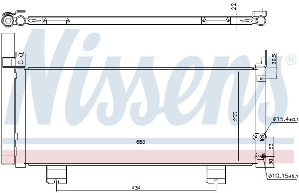 Nissens 940571 Конденсатор, система кондиціонування повітря
