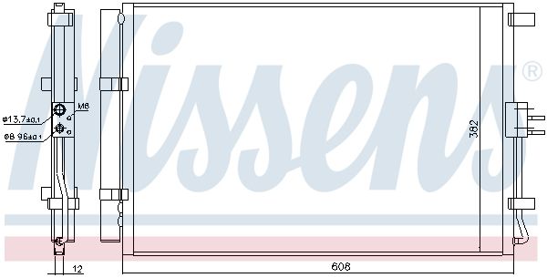 Nissens 940573 Радіатор кондиціонера