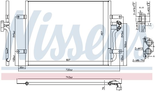 Nissens 940585 Радіатор кондиціонера