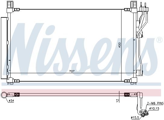 Nissens 940606 Радіатор кондиціонера