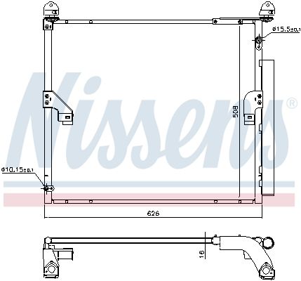 Nissens 940623 Радіатор кондиціонера