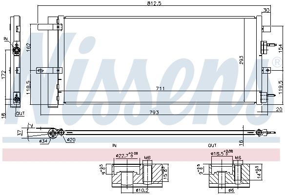 Nissens 940626 Радіатор кондиціонера