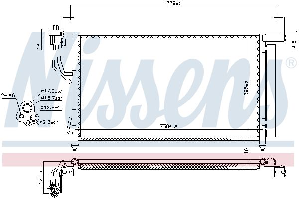 Nissens 940632 Конденсатор, система кондиціонування повітря