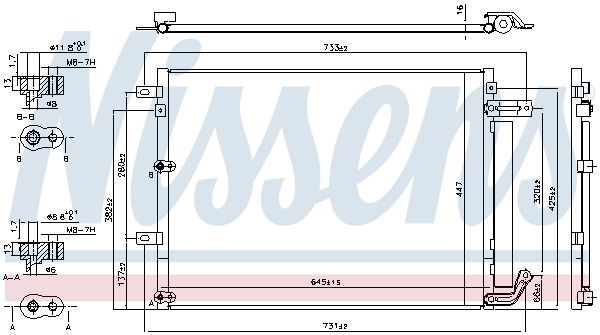 Nissens 940675 Радіатор кондиціонера