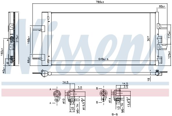Nissens 940686 Радіатор кондиціонера First Fit