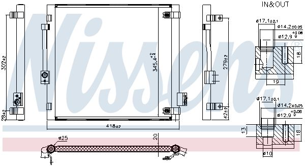 Nissens 940688 Радіатор кондиціонера First Fit