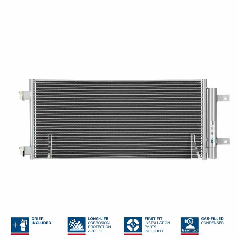 Nissens 940734 Конденсатор, система кондиціонування повітря