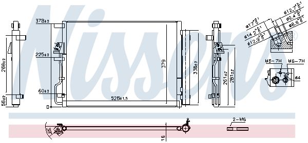 Nissens 940771 Радіатор кондиціонера