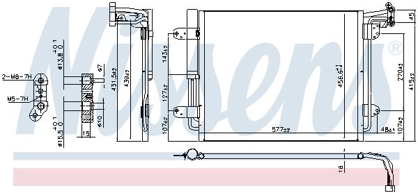 Nissens 940802 Радіатор кондиціонера First Fit