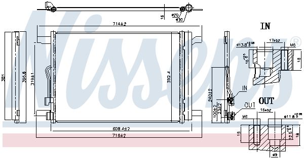 Nissens 940834 Радіатор кондиціонера First Fit
