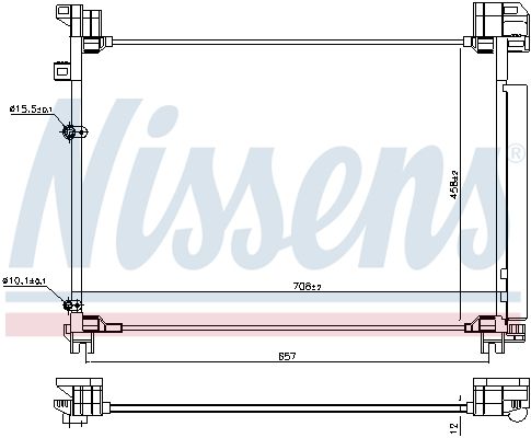 Nissens 940930 Радіатор кондиціонера