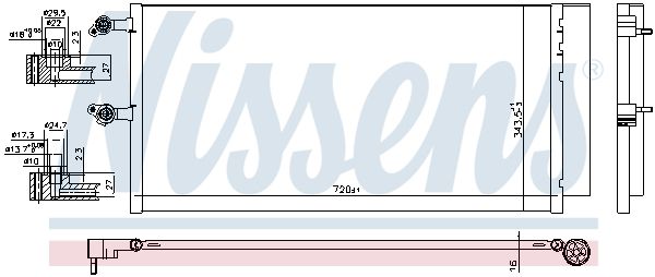 Nissens 941069 Радіатор кондиціонера