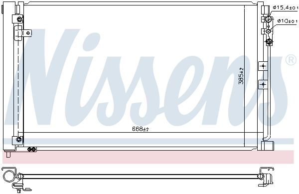Nissens 941083 Конденсатор, система кондиціонування повітря