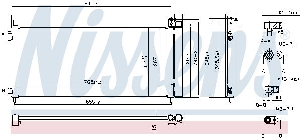Nissens 941150 Радіатор кондиціонера