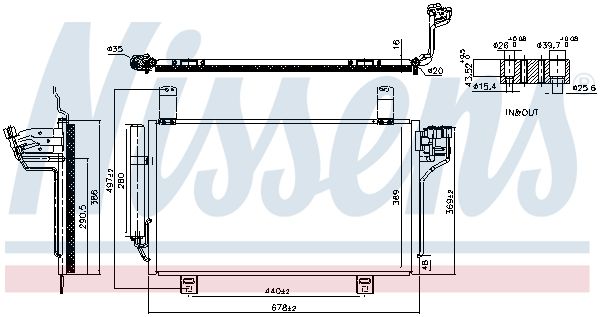 Nissens 941202 Радіатор кондиціонера First Fit