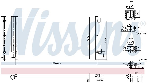 Nissens 941203 Радіатор кондиціонера First Fit