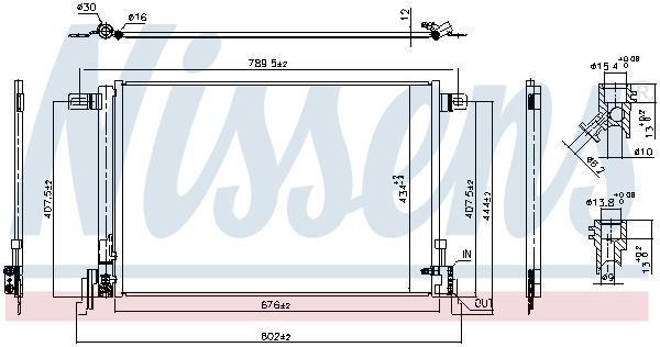 Nissens 941209 Радіатор кондиціонера First Fit