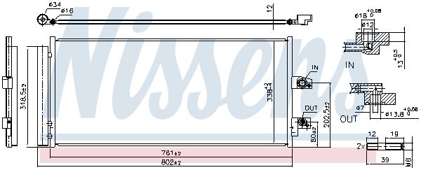 Nissens 941211 Радіатор кондиціонера First Fit