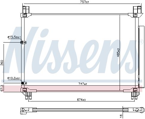 Nissens 941218 Радіатор кондиціонера