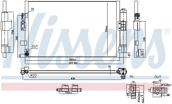 Nissens 941298 Радіатор кондиціонера First Fit