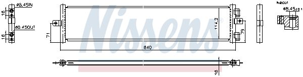 Nissens 941309 Конденсатор, система кондиціонування повітря