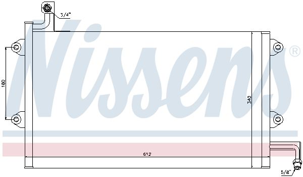 Nissens 94164 Радіатор кондиціонера
