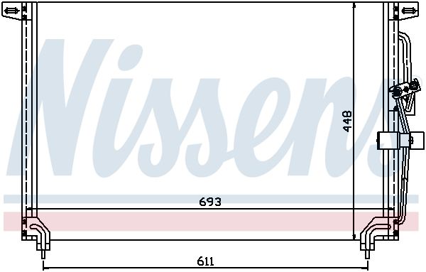 Nissens 94232 Радіатор кондиціонера