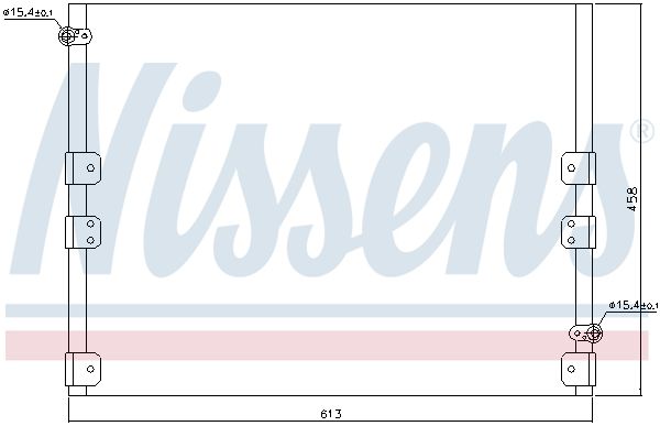 Nissens 94512 Радіатор кондиціонера First Fit