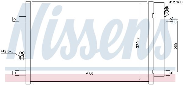 Nissens 94575 Радіатор кондиціонера First Fit
