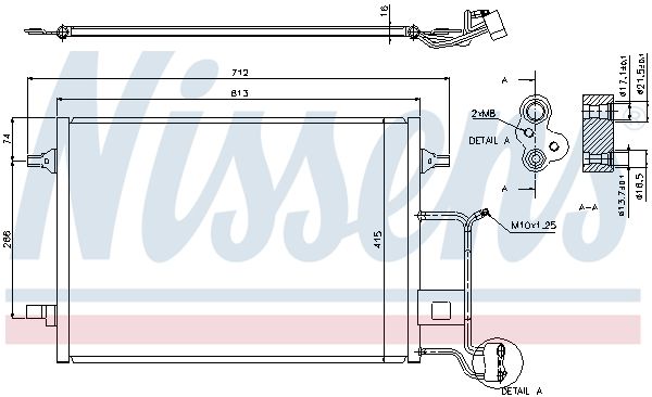 Nissens 94601 Радіатор кондиціонера