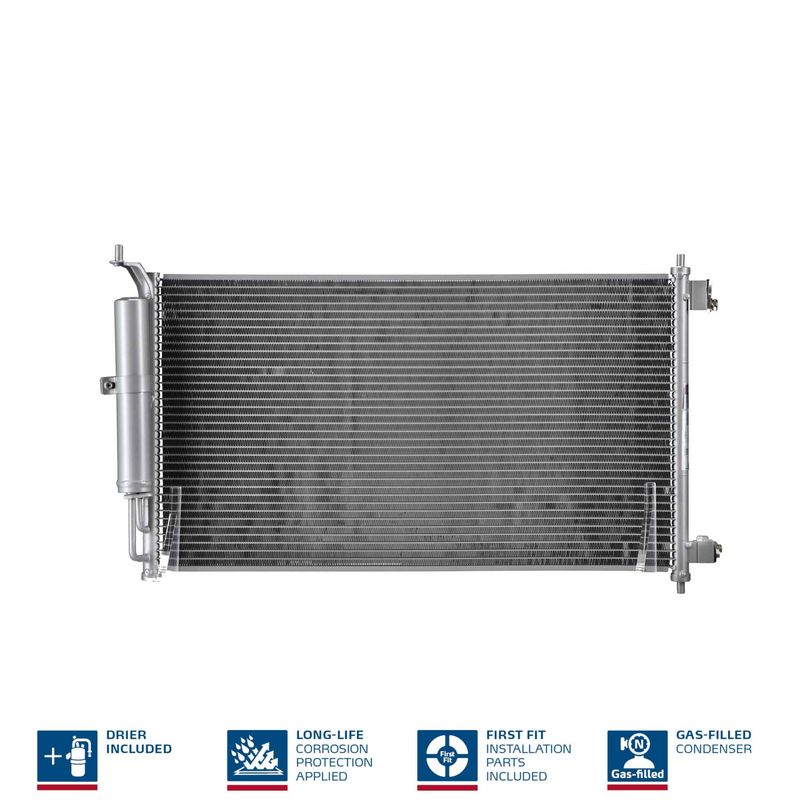 Nissens 94621 Конденсатор, система кондиціонування повітря