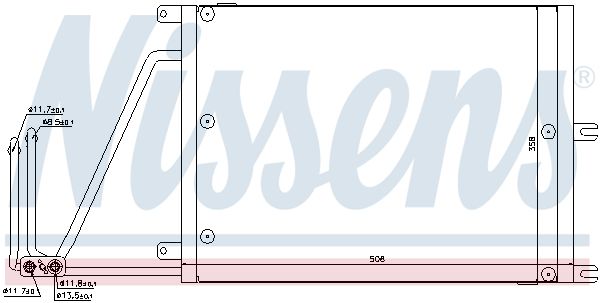 Nissens 94623 Конденсатор, система кондиціонування повітря