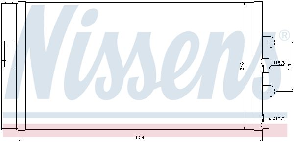 Nissens 94669 Радіатор кондиціонера First Fit