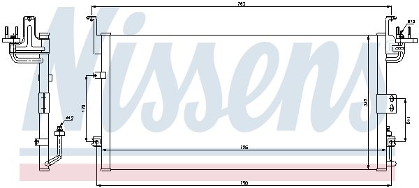 Nissens 94775 Радіатор кондиціонера