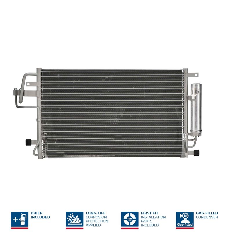 Nissens 94801 Радіатор кондиціонера First Fit