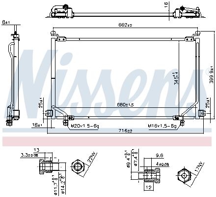 Nissens 94863 Радіатор кондиціонера