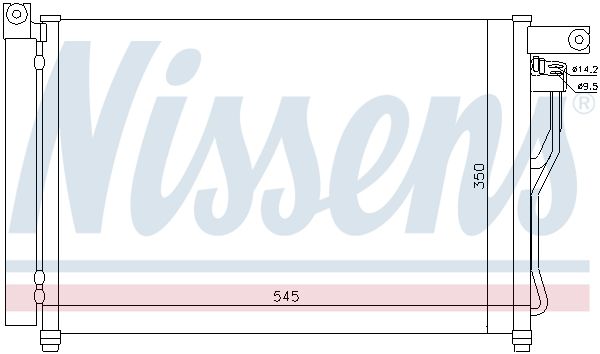 Nissens 94895 Радіатор кондиціонера