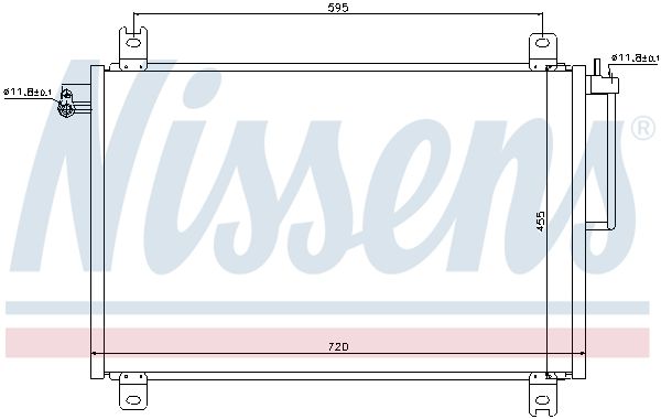 Nissens 94913 Конденсатор, система кондиціонування повітря